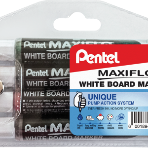 Maxiflo Pump-It Chisel Point White Board Marker
