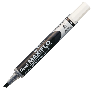 Maxiflo Pump-It 1.5mm x 4.6mm Chisel Point White Board Marker